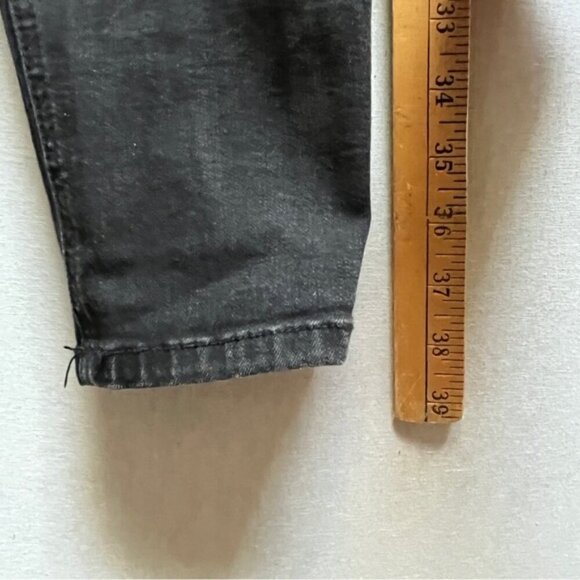 Celebrity Pink black denim slim fit jean overalls Sz M - Picture 14 of 14